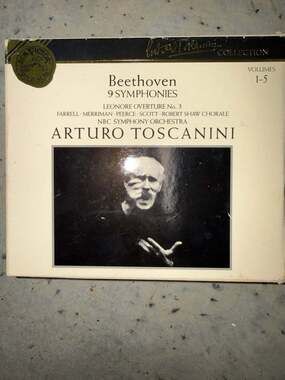 Beethoven symphony No. 9 - Arturo Toscanini [CD] 1990 BMG Music